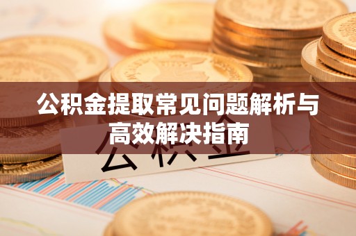 诚信公积金提取常见问题解析与高效解决指南