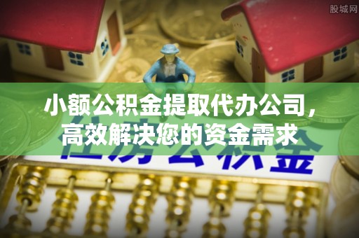 诚信小额公积金提取代办公司，高效解决您的资金需求