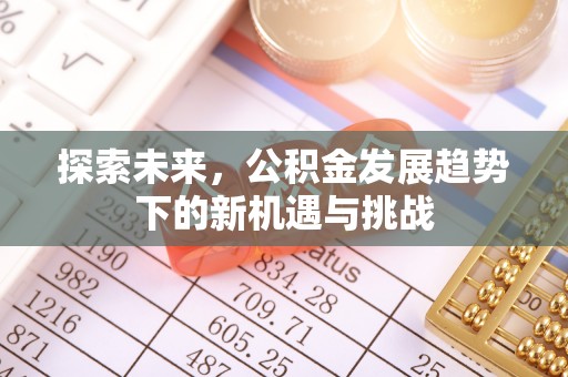 诚信探索未来，公积金发展趋势下的新机遇与挑战